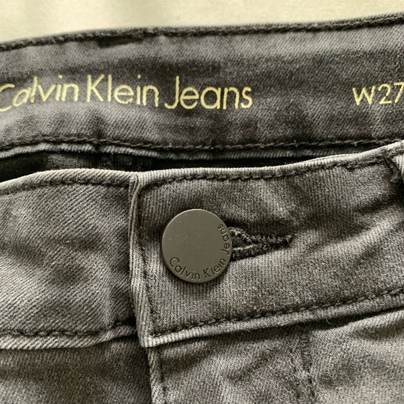 Calvin Klein Jeans legging low rise black skinny jeans size 27 - Picture 5 of 5